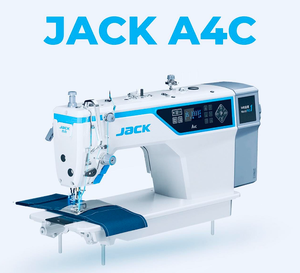 <span class=keywords><strong>Machine</strong></span> <span class=keywords><strong>à</strong></span> <span class=keywords><strong>coudre</strong></span> <span class=keywords><strong>à</strong></span> point noué informatisée anti-défillement Jack A4c - Product Image 1