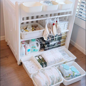 Fasciatoio Stabile per Neonati con Capacità di Carico di 75 kg, Tavolo da Bagno e Lettino per Neonati - Product Image 3