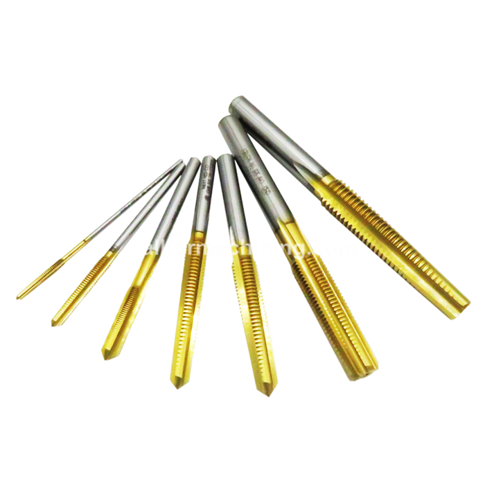 source hss螺母丝锥3 m4 m5 m6 m8 10 m12 hss带锡涂层的内螺纹丝锥