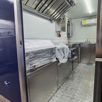 Remorque alimentaire remorquable pour la vente de crème glacée, en tôle galvanisée certifiée DOT, facile à utiliser, pour la restauration rapide