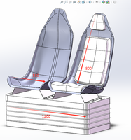 Chaise en fibre de verre FRP avec surface lisse, construction durable, siège 3D mobile pour une expérience de jeu améliorée, processus de découpe