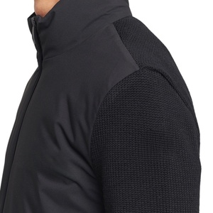 Veste hybride d'hiver réversible imperméable à col montant zippé, nouveau style unisexe, logo frontal personnalisé, faible MOQ - Product Image 4