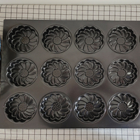 Plaque de cuisson antiadhésive personnalisée pour la pâtisserie, motif floral, en matériaux et revêtements importés, prix d'usine, vente en gros