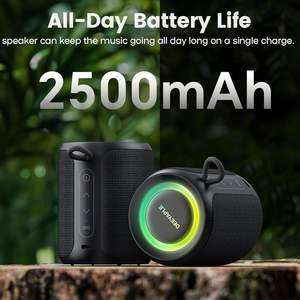 Haut-parleur Bluetooth Deeyaple 15W étanche portable avec lumières pour les voyages et l'extérieur - Product Image 3