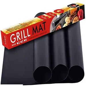 Classic Cucina ad alta temperatura Riutilizzabile Antiaderente 5 - pack BBQ Grill Mat