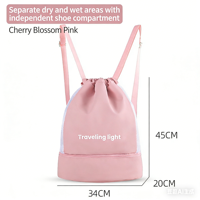 Sac à dos à cordon de serrage de luxe de style designer avec pochette à rabat pour bouteille d'eau, sac fourre-tout, sac à bandoulière, sac hobo, sac de jour, sac étanche