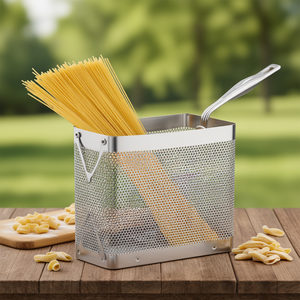 Cesta para cocinar pasta de aluminio segmentada 1/4 20 cm SERIE PROFESIONAL 7000 Plata natural 7070 40 - Product Image 3
