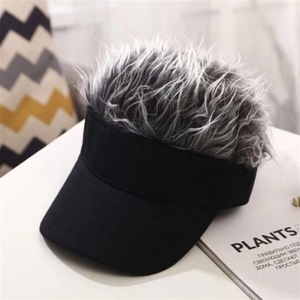 Gorra de béisbol de Golf de poliéster 100% al por mayor, sombrero de pelo deportivo, visera <span class=keywords><strong>con</strong></span> pelos de pinchos Hiphop, peluca, sombrero de moda <span class=keywords><strong>para</strong></span> <span class=keywords><strong>hombres</strong></span> - Product Image 3