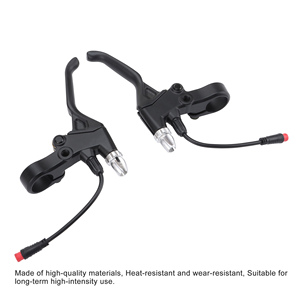 범용 10 인치 알루미늄 합금 브레이크 핸들 용 GOOFIT 핸들 접이식 브레이크 클러치 레버 교체 - Product Image 4