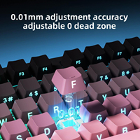 Clavier de jeu filaire AJAZZ AK980 MAX 98 touches avec interrupteurs magnétiques HE, Hot Swap, RGB, taux de rafraîchissement 8K, personnalisable