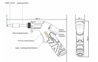 Nouvelle tête de soudage flexible haute précision SUP pour machine de soudage laser à fibre 1200W haute précision