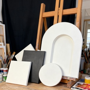Toiles rondes personnalisées de <span class=keywords><strong>50</strong></span> <span class=keywords><strong>cm</strong></span> en toile blanche vierge pour la peinture, très vendues à Saint-Martin - Product Image 6