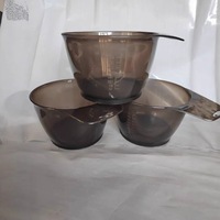 Bol de mélange pour coloration capillaire réutilisable et antidérapant, outil d'application de couleur pour salon et usage domestique