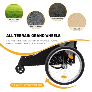 <span class=keywords><strong>Remolque</strong></span> de Bicicleta Plegable de Acero Impermeable OEM para Mascotas con Estructura Cerrada para Gatos y Perros - Paseo al Aire Libre - Product Image 4