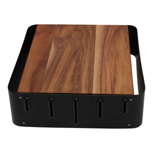 Support magnétique en bois pour couteaux, organisateur transparent pour cuisine, couteau à découper, couteau de boucher - Product Image 4