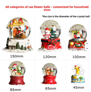 Personalizzato cartone animato in resina <span class=keywords><strong>di</strong></span> vetro acqua palla Music Box galleggiante <span class=keywords><strong>fiocco</strong></span> <span class=keywords><strong>di</strong></span> <span class=keywords><strong>neve</strong></span> natale/nuovo anno regalo luci <span class=keywords><strong>di</strong></span> ancoraggio oceano - Product Image 3