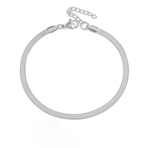 <span class=keywords><strong>Cavigliera</strong></span> impermeabile in acciaio inossidabile dorato per <span class=keywords><strong>donna</strong></span> bracciale alla caviglia con catena a spina di pesce placcato oro 18 carati da 3mm - Product Image 5