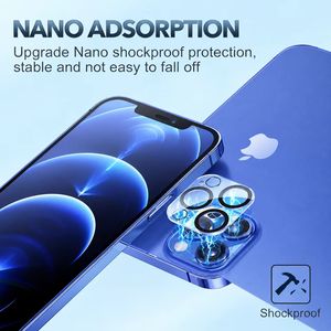 Protection d'objectif d'appareil photo de téléphone portable en verre incurvé 3D sur mesure pour iPhone 15 16 – Film de protection arrière en verre de haute qualité - Product Image 4