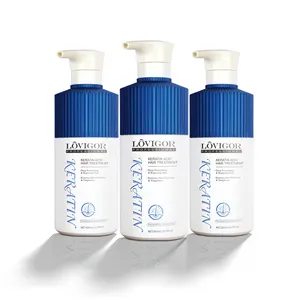 Nhà sản xuất formaldehyde miễn phí Sulfate miễn phí Keratin tóc làm mịn Sản phẩm điều trị tóc tự nhiên dầu gội Keratin