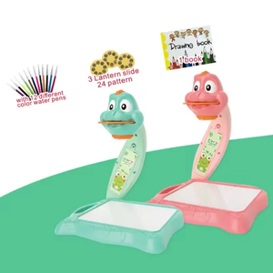 Alta calidad 24 patrón de dibujos animados lindo inteligente diapositiva proyector arte dibujo pintura tablero para niños - Product Image 2