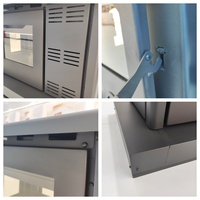 Estufa de Pellets Fangran 150ZD de 12kW con Pantalla Táctil WiFi, Independiente, Moderna, Ultrasilenciosa, con Control Remoto, Calefacción Interior