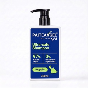 Champú para Perros al por Mayor con Propóleo 97% Natural, Jabón Corporal para Mascotas, Reparación de la Piel, 0% Sulfatos, 350ml, OEM - Product Image 6