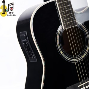 <span class=keywords><strong>Guitare</strong></span> <span class=keywords><strong>semi</strong></span>-<span class=keywords><strong>acoustique</strong></span> de 40 pouces pour l'enseignement des instruments de musique aux enfants, 5 couleurs, logo personnalisé en gros, haute qualité - Product Image 2