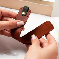 Marque-page en cuir personnalisé gravé, accessoire idéal pour la rentrée scolaire et les cadeaux de remise de diplôme, porte-page pour la lecture