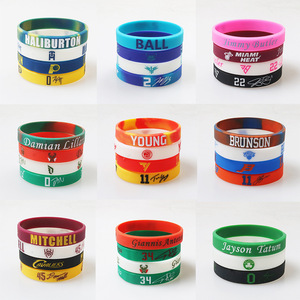 สายรัดข้อมือซิลิโคนยางลายธงชาติสหรัฐอเมริกา ดีไซน์ OEM สำหรับโปรโมชั่น เป็นมิตรกับสิ่งแวดล้อม กันน้ำ ทนทาน ทันสมัย รับทำโลโก้ ของขวัญทางธุรกิจ - Product Image 6