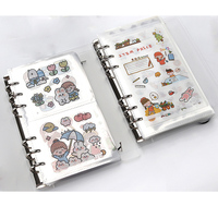 Album de stickers réutilisable, album de stickers pour planificateur, pochettes de rangement pour stickers, album photo, album de scrapbooking pour stickers
