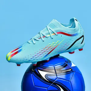 Superfly Giày bóng đá Turf Cleats Non-Slip Giày bóng đá người đàn ông Sneaker ngoài trời cỏ đào tạo Futsal Giày trẻ em zapatos de futbol