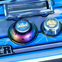 Máquina de Empujar Monedas, Juego de Arcade Operado con Monedas, 2 Jugadores, Redención de Boletos, Topvoy TV-GG-002, Acero Acrílico, Luces Intermitentes, Sonido