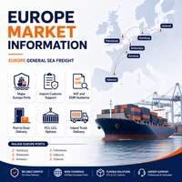 Transporte Marítimo LCL DDP de China a Alemania Vía Hamburgo y Frankfurt para Importadores Comerciales Alemanes, Envío Puerta a Puerta