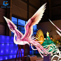 CCFL175 Thema Laterne Ausstellung Tierform Laterne realistische Vogel Laterne Festival für Park