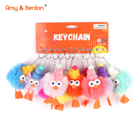 Porte-clés pour fêtes, porte-clés mignons et pelucheux, petits jouets pour enfants, cadeaux pour sacs de fête, cadeaux de remise de diplôme