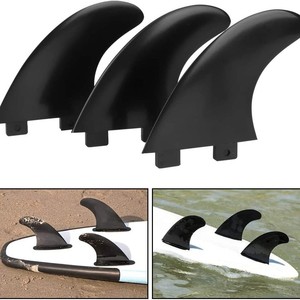 Ailerons de planche de surf LCO-SPORT G1G3G5G7, ensemble de 3 pièces (gauche, centre, droite), compatibles FCS, accessoires de surf, aileron déflecteur d'eau - Product Image 1