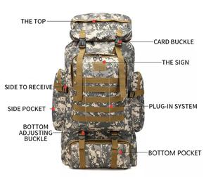 New Large Capacity Hiking <b>Backpack</b> Customized Outdoor Camping Travel Bag Waterproof Tactical <b>Backpack</b> - Product Image 4