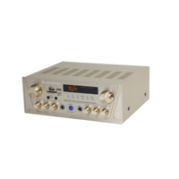 Amplificateur audio domestique Bluetooth compact à 2 canaux 250 Watt MAX Système récepteur stéréo actif Radio FM Lecture MP3/USB/SD/AUX