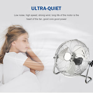 พัดลมอลูมิเนียมหล่อขึ้นรูปแบบพกพาชาร์จด้วย USB พลังงานแสงอาทิตย์ดีไซน์ใหม่ - Product Image 5