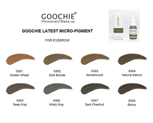 Goochie nuevo 8 colores personalizados Micro crema pigmento 10ml <span class=keywords><strong>cejas</strong></span> Microblading maquillaje permanente <span class=keywords><strong>pintura</strong></span> PMU Tatoo tinta - Product Image 4