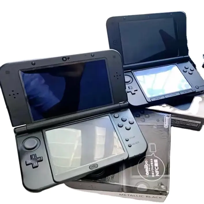 En gros utilisé Original 3DSXL 3DSLL console de jeu portable jeux gratuits zalda super smash bros sun pour nitendo 3ds