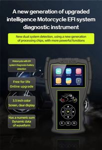 เครื่องมือวินิจฉัยมอเตอร์ไซค์ M100 Pro สำหรับระบบ EFI พร้อมเครื่องสแกนวินิจฉัย 12V รับประกัน 1 ปี สำหรับ /ยามาฮ่า/ฮาร์เลย์-เดวิดสัน/ดูคาติ - Product Image 2