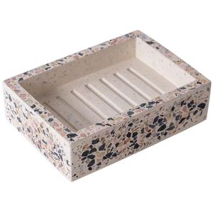 Set di articoli da bagno per Hotel di lusso leggero <span class=keywords><strong>l</strong></span> Dispenser per sapone in Terrazzo portaspazzolino portasapone Set di accessori per il bagno - Product Image 3