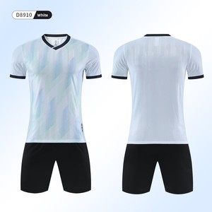 Seragam Sepak Bola Kelas Atas Pria Dewasa Cepat Kering Lengan Pendek Latihan Kompetisi Seragam Tim Jersey Olahraga Kustom - Product Image 4