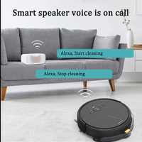 Glomarket Tuya Smart Recharge Aspirateur OEM Aspirateur Smart Robot Aspirateur Alexa Google Assistant Commande vocale