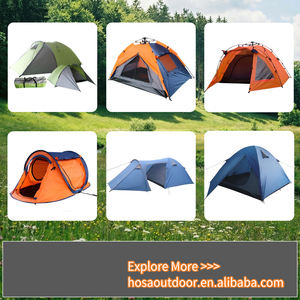 Tente dôme de <span class=keywords><strong>camping</strong></span> portable HOSA Outdoor Venice, imperméable, avec véranda et sac de transport, pour 2 à 6 personnes, quatre saisons, vente chaude, personnalisable - Product Image 6