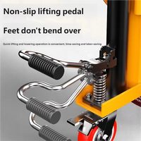 Lève-fûts manuels Workmates série YTC, prix usine Chine, équipement de manutention pour fûts de 55 litres, hauteur de levage max. 200 mm