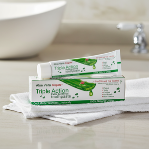 <span class=keywords><strong>Pasta</strong></span> <span class=keywords><strong>Dental</strong></span> de Aloe Vera 100g, Venta al por Mayor de Fábrica, Cuidado de las Encías, Blanqueamiento, Anticaries, para Uso Doméstico - Product Image 6