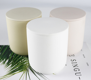 Wholesale Luxury Empty Ceramic Porcelain Candle Jar With Lid And Pack Box For Wedding Festival Decorate