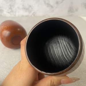 Vaso de Whisky de Madera Hecho a Mano con Logotipo Personalizado, Taza de Madera para Café, Té, Cerveza, Vaso de Whisky de Madera, Taza de Agua para Hombre - Product Image 4